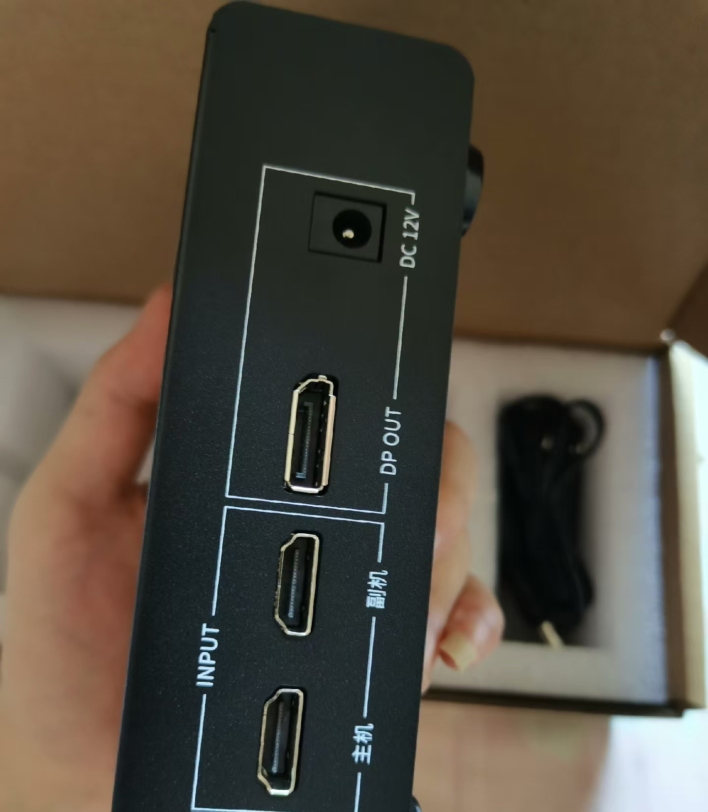 DC500 4K Fuser HDMI 2.1 + DP 1.4 interface dupla